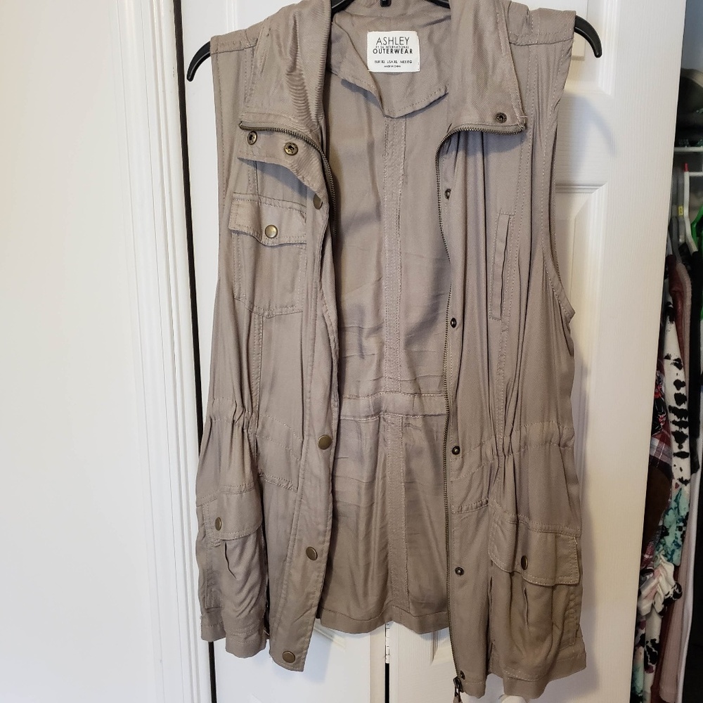 Ashley By 26 International Outerwear Utility Vest